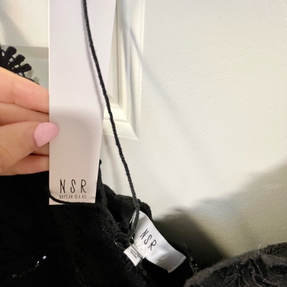 Black Lace Midi Dress - Picture 4 of 9